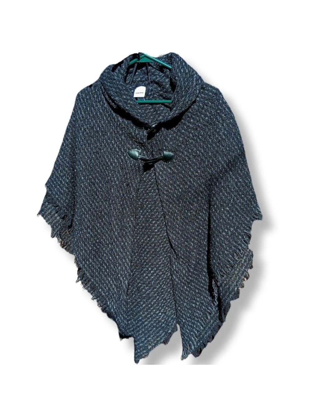 Sonoma Poncho Black & Gray OS